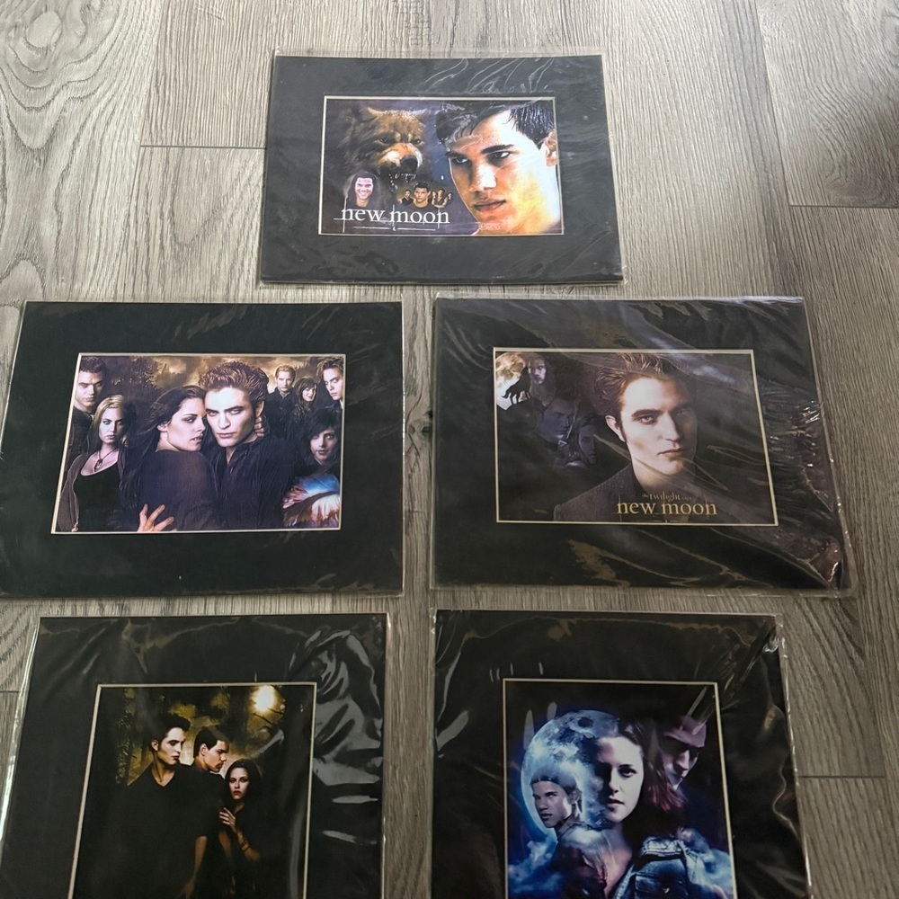Twilight New Moon Limited Edition Matted Prints Bundle (Set of 5) – New - Picture 7 of 7